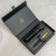 Набор Parker PARKER 51 Deluxe Black GT BP (шариковая ручка + кож.чехол)