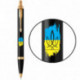 Набор Parker IM UKRAINE Black GT BP Трезубец фигурный на фоне флага (шариковая ручка + блокнот Parker)