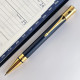 Ручка шариковая Parker DUOFOLD Prestige Blue Chevron GT BP 96 032