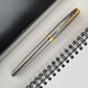 Набор Parker SONNET Cisele Silver GT FP18 F (перьевая ручка + кож.чехол)