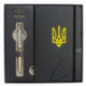 Набор Parker JOTTER XL UKRAINE Matt Gold CT BP Трезубец (шариковая ручка + блокнот Parker)