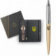 Набор Parker JOTTER XL UKRAINE Matt Gold CT BP Трезубец (шариковая ручка + блокнот Parker)