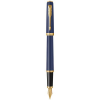 Ручка перова Parker MERIDIAN Blue Lacquer GT FP F 40 311