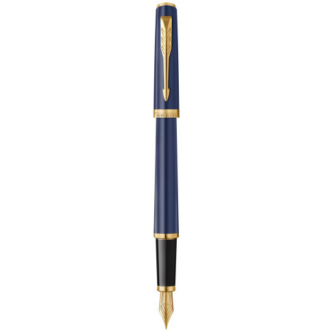 Ручка перова Parker MERIDIAN Blue Lacquer GT FP F 40 311