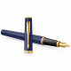 Ручка перова Parker MERIDIAN Blue Lacquer GT FP F 40 311