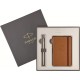 Набор перьвая ручка SONNET 17 Stainless Steel CT FP M + записная книжка в подар.уп. 84 212b18