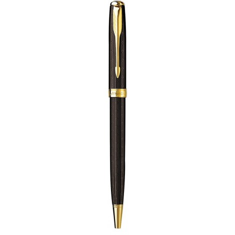 Кулькова ручка Parker Sonnet Chiselled Chocolate GT BP 85 432B