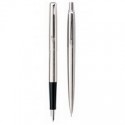 Набор Parker Jotter Stainless Steel CT FP+PCL (перьевая ручка + карандаш)