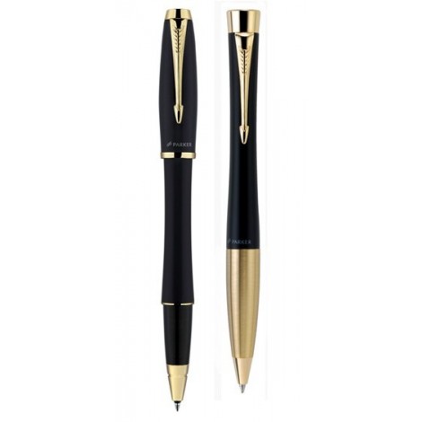 Набор Parker Urban Muted Black GT RB+BP (роллерная ручка + шариковая ручка)