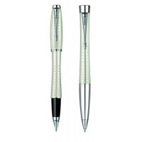 Набір Parker Urban Premium Pearl Metal Chiselled FP+BP (перова ручка + кулькова ручка)