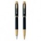 Набор Parker IM Black GT FP RB (перьевая ручка + ручка роллер)