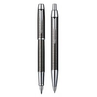 Набір IM Premium Premium Dark Gun Metal Chiselled CT FP+BP (перова + кулькова ручка)