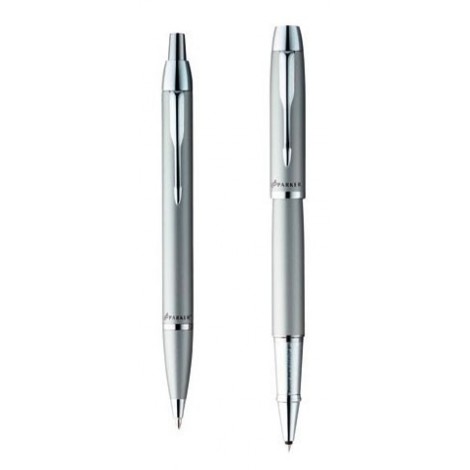 Набор Parker Jotter Stainless Steel CT FP BP (перьевая ручка + шариковая ручка)
