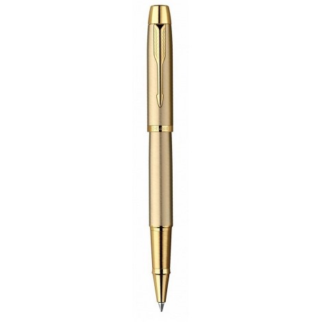 Ручка-роллер Parker IM Brushed Metal Gold GT RB 20 322G