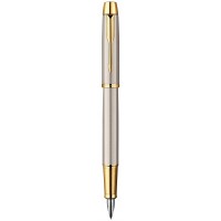 Перьевая ручка Parker IM Brushed Metal GT FP F 20 312T