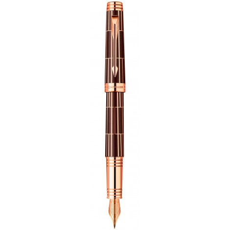 Ручка перьевая Parker PREMIER Luxury Brown PGT FP18 F 89 912K
