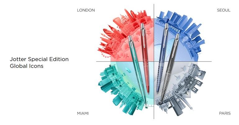 Кулькові ручки Parker Jotter Special Edition Global Icons 2025