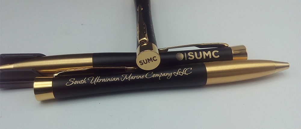 Лазерне гравіювання на ручках Parker