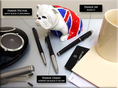 Parker Vector, IM, Urban на столе английской разведки МИ-6