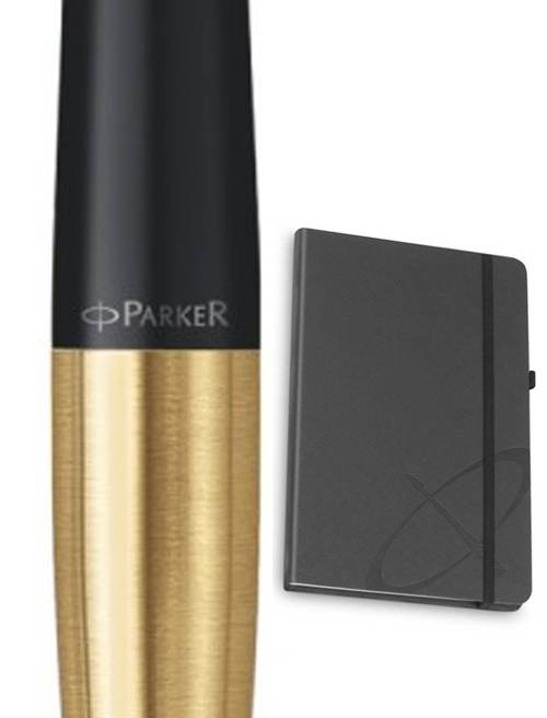 Набор Parker URBAN Muted Black GT BP (шариковая ручка + блокнот Parker)