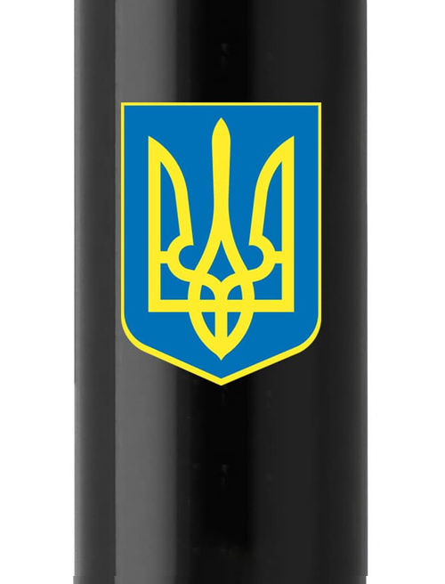 Ручка кулькова Parker IM UKRAINE Black GT BP Герб України синьо-жовт. 22032_T0076u