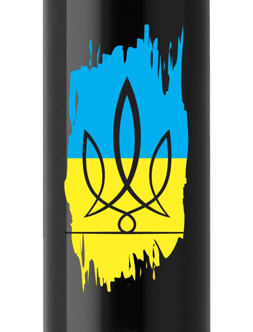 Ручка кулькова Parker IM UKRAINE Black GT BP Тризуб фігурний на тлі прапора 22032_T1026u