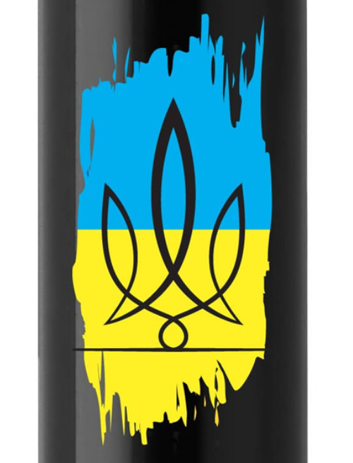 Набор Parker IM UKRAINE Black GT BP Трезубец фигурный на фоне флага (шариковая ручка + блокнот Parker)