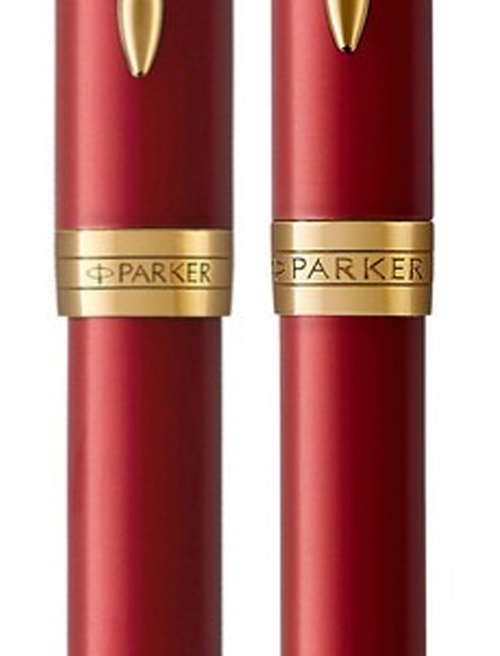 Набор ручек Parker SONNET Intense Red GT FP+BP (перьевая + шариковая)