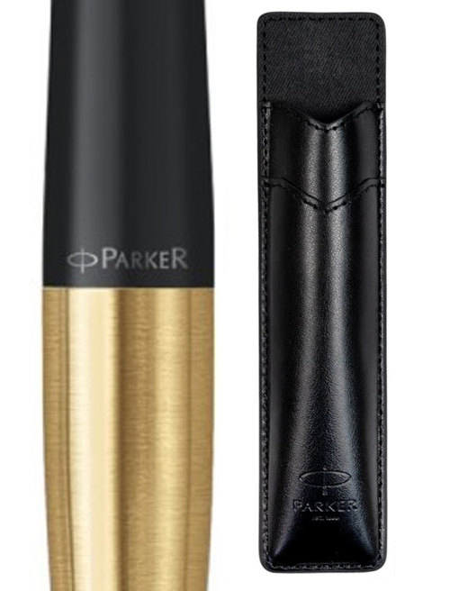 Набір Parker URBAN Muted Black GT BP (кулькова ручка + чохол)