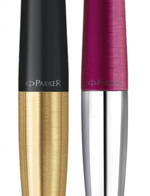Набір ручок Parker URBAN Muted Black GT BP + Vibrant Magenta CT BP (2 кулькові ручки)
