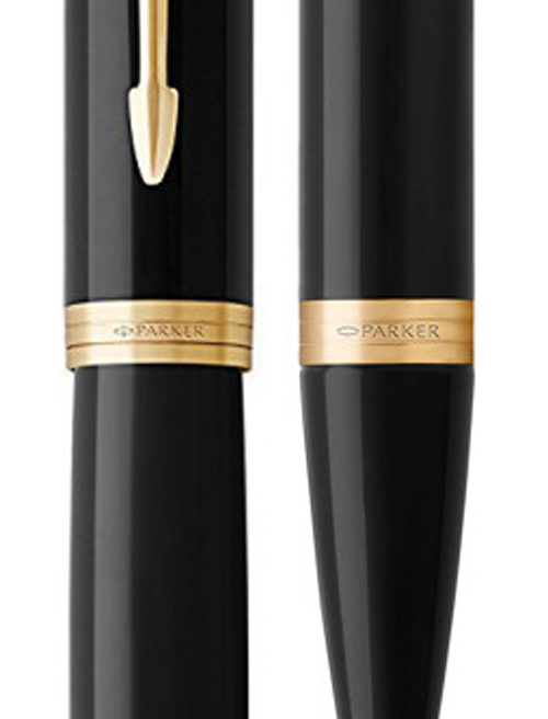 Набір ручок Parker IM Black GT RB+BP (ролерна + кулькова)