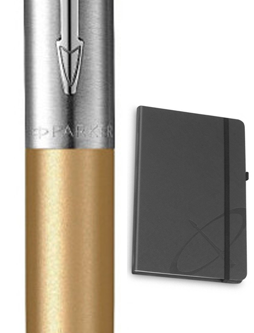 Набір Parker JOTTER XL Matt Gold CT BP (кулькова ручка + блокнот Parker)