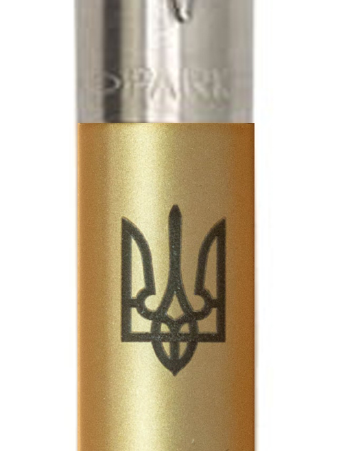 Набор Parker JOTTER XL UKRAINE Matt Gold CT BP Трезубец (шариковая ручка + блокнот Parker)