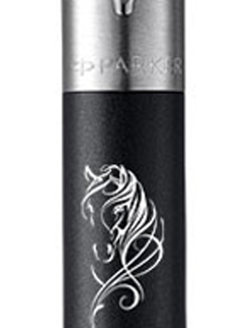 Ручка кулькова Parker JOTTER ZODIAC Bond Street Black CT BP Червоний кінь 16232_Z502w