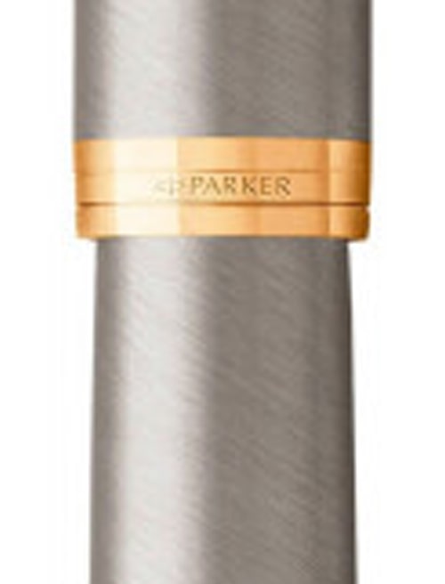 Ручка перьевая Parker IM Brushed Metal GT FP F 22 211