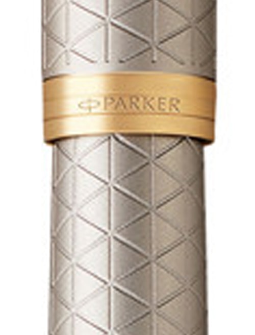 Ручка перьевая Parker IM Premium Warm Silver GT FP F 24 111