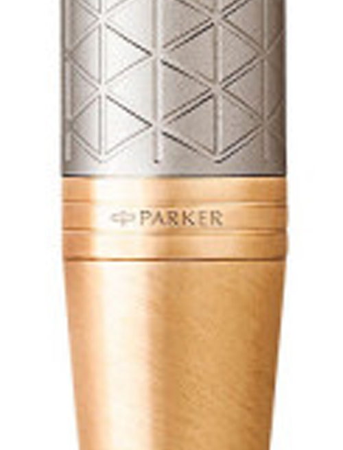 Ручка шариковая Parker IM Premium Warm Silver GT BP 24 132