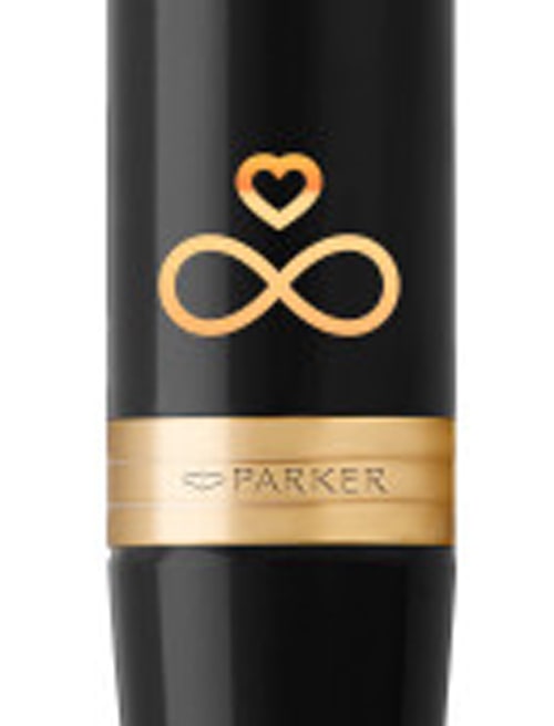 Ручка шариковая Parker IM Black GT BP Вечная любовь 22032_L022y