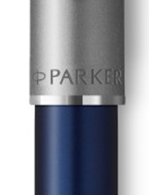Ручка перьевая Parker SONNET Essentials Metal & Blue Lacquer CT FP F 83 711