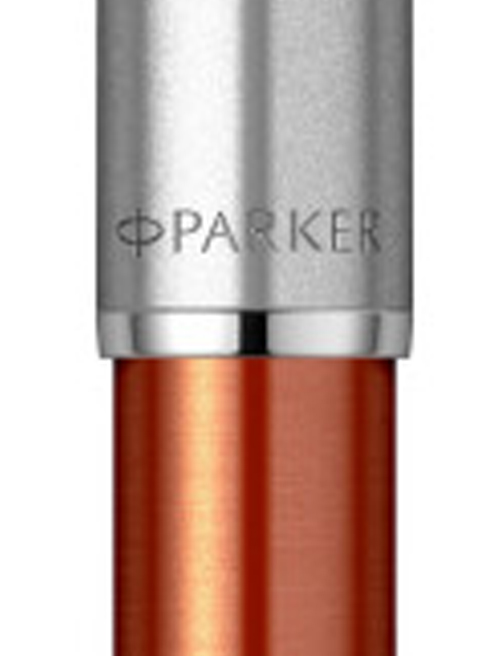 Ручка шариковая Parker SONNET Essentials Metal & Orange Lacquer CT BP 83 032