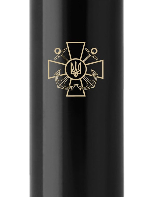 Ручка шариковая Parker IM ARMY Black GT BP Эмблема ВМС ВСУ 22032_W003y