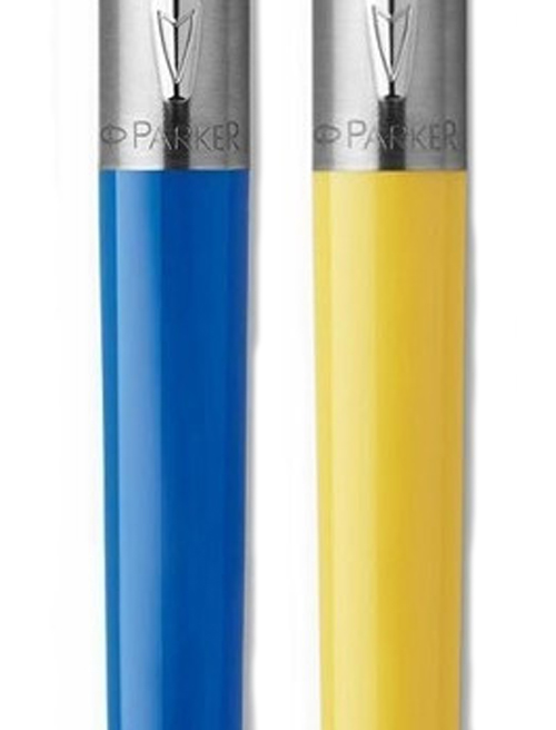 Набор Parker JOTTER UKRAINE Originals Blue CT BP + Yellow CT BP (2 шариковые ручки)