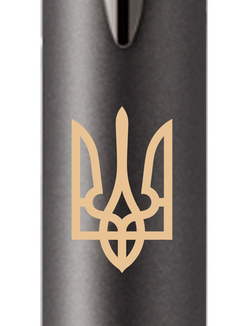 Ручка кулькова Parker IM Professionals UKRAINE Monochrome Titanium BP Тризуб 28032_T001y
